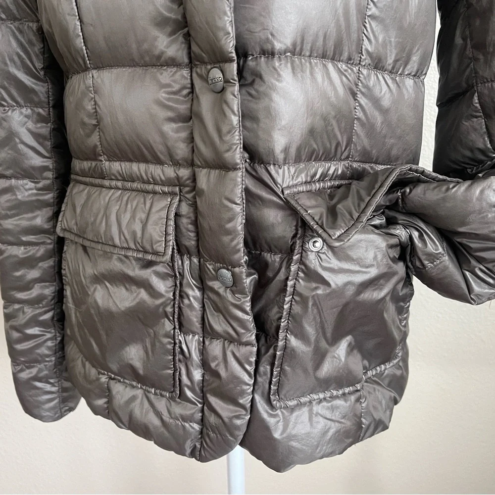 Herno Metallic Gray Puffer Jacket - Picture 6 of 15